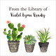 Southwest Potted Garden Square Gift Stickers Image 3 of 3